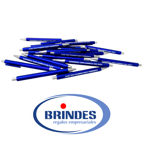 Boligrafos Metal Color azul